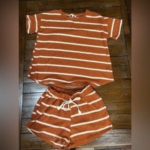 Perfect Peach Boutique lounge set Size Small